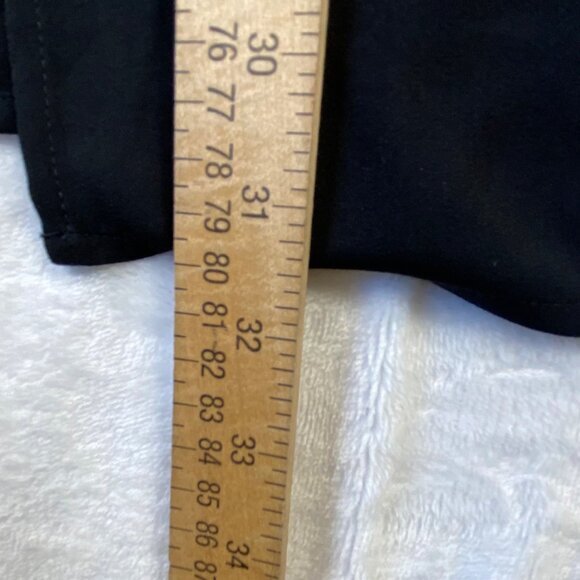 Open Edit Black Midi Skirt Size MEDIUM With Knot Detail & Side Zip Closure NWT - Picture 10 of 13